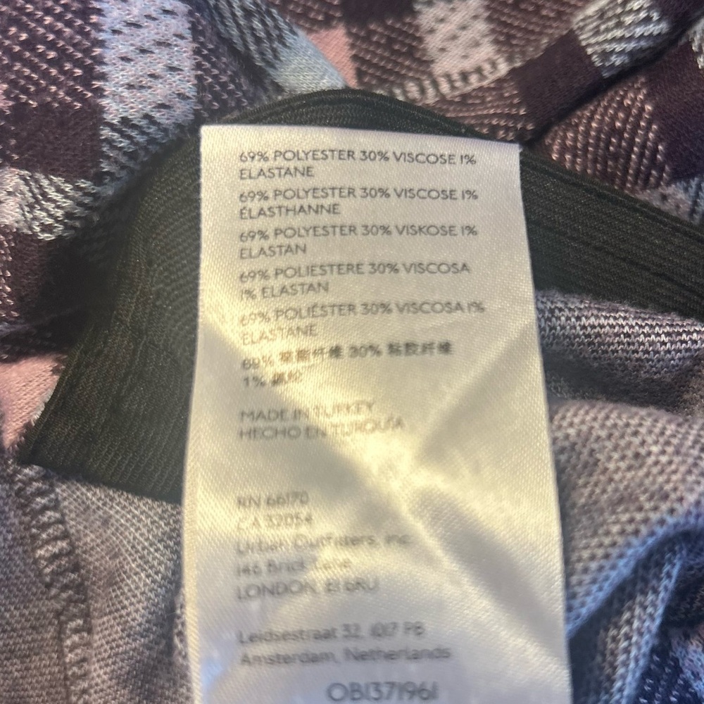 Maeve from Anthropologie Women’s Cropped Flare Pants in Purple Plaid, Size XS - Picture 13 of 13